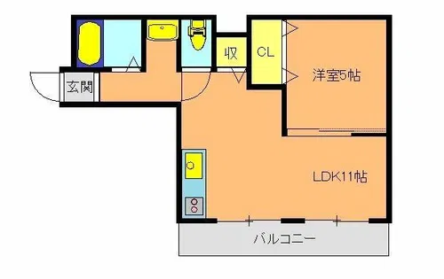 Vent de mer西明石【3階】の間取り