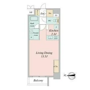 グラヴィス鶴舞【4階】の間取り