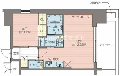 プレジオ阿波座【8階】の間取り