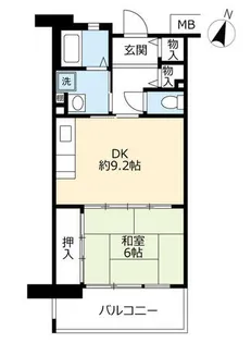 URアルビス緑丘【1140607号室】の間取り