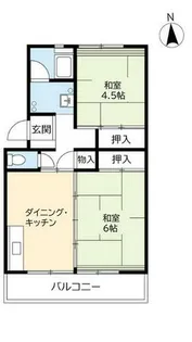 UR釈尊寺第二【0370203号室】の間取り