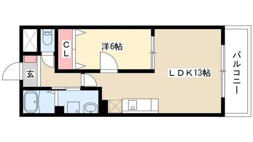 メゾンSKⅡ【1階】の間取り