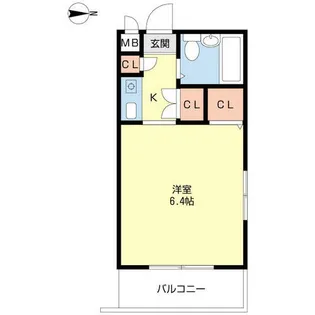 ジョイフル守山【0406号室】の間取り