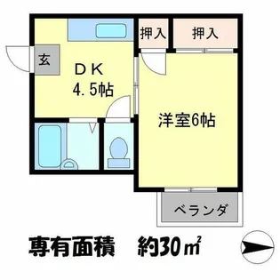 ロイヤルコーポ大同【2階】の間取り