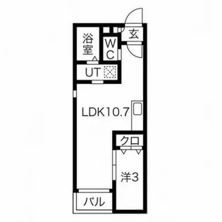 Warren maedanishiⅠ【1階】の間取り