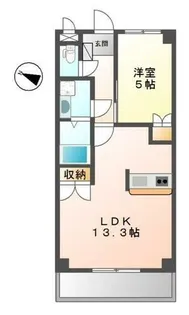 サンモール和坂【1階】の間取り
