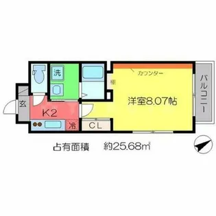 プラネシア京阪出町柳【4階】の間取り