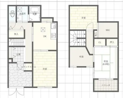 フェザントアイⅡ【1階】の間取り