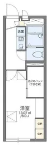 レオパレス堂ノ元【207号室】の間取り