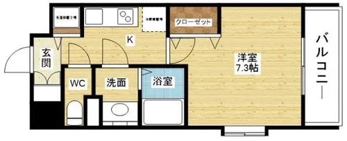 Luxe淡路Ⅱ【3階】の間取り