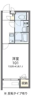 クレイノオームラII【201号室】の間取り
