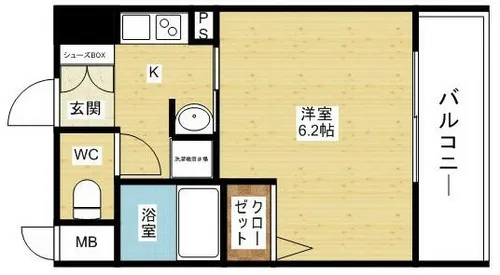 エステムコート新大阪VIエキスプレイス【14階】の間取り