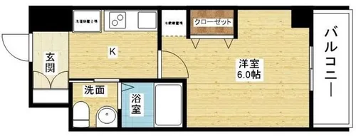 エステムコート新大阪XIリンクス【7階】の間取り