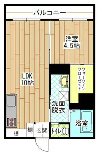 第一白石ビル【6階】の間取り