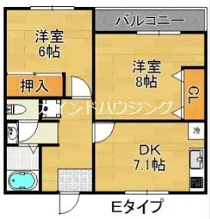 シダーコート【1階】の間取り