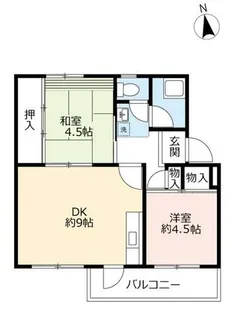 UR鈴蘭台第二【0140505号室】の間取り