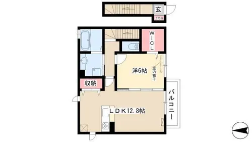 ラ ティエラ【2階】の間取り