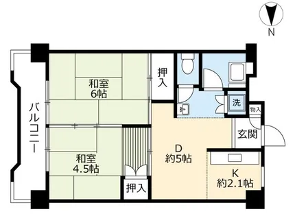 URひよどり台中央【1370210号室】の間取り