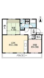 URひよどり台【1350502号室】の間取り