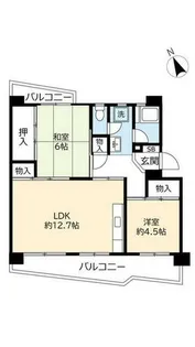 URひよどり台【1340301号室】の間取り