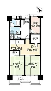 URポートアイランド【0560604号室】の間取り