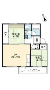 UR新多聞【4190306号室】の間取り