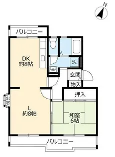 URグリーンタウン槇島【2150206号室】の間取り