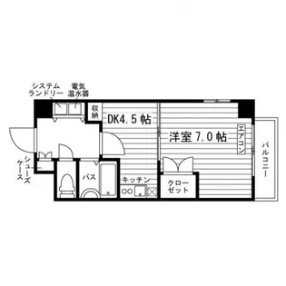 J’fort烏丸紫明【2階】の間取り