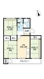 UR鈴蘭台第一【0290502号室】の間取り