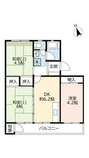 UR鈴蘭台第一【0150406号室】の間取り