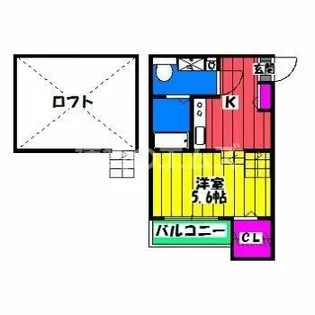 Studio竹下【2階】の間取り