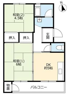 UR有野【B330404号室】の間取り