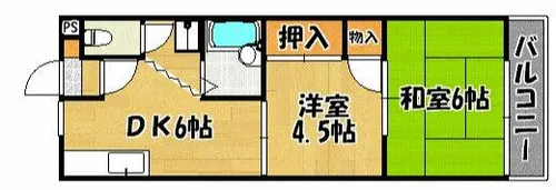 メゾン池上Ⅱ【203号室】の間取り