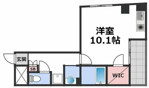 M´プラザ布施弐番館【2階】の間取り