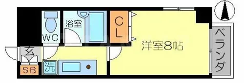 アーベイン吉田【1階】の間取り