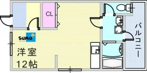 セピアコート【204号室】の間取り