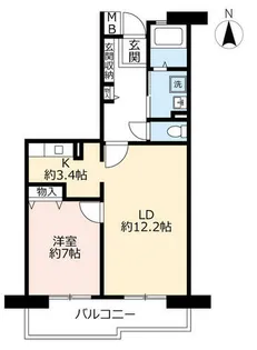 URアルビス寺本【0150505号室】の間取り