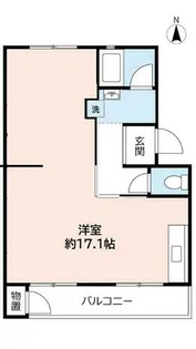 UR男山【D090405号室】の間取り