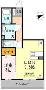 セピアコート西宮【201号室】の間取り