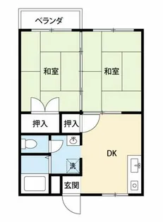 東新ハイツ【402号室】の間取り