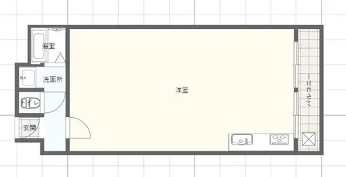 1Rの間取り画像