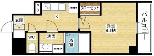 エスリード新北野グランリンク【6階】の間取り