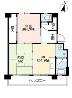 UR上高丸【0010505号室】の間取り