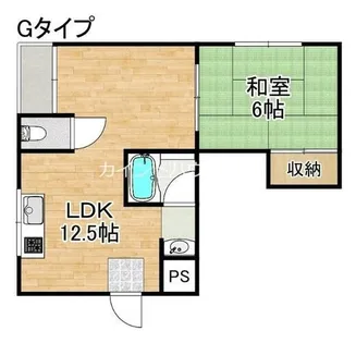 大阪府大阪市住之江区御崎3丁目【マンション】の間取り