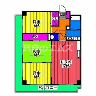 メルローズ30【501号室】の間取り