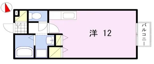 親和ハイツ南【2階】の間取り