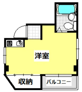 レインボーハイム【401号室】の間取り
