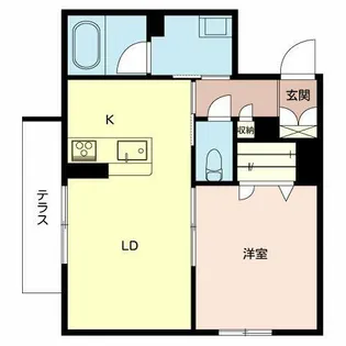 シャーメゾン龍野町【1階】の間取り