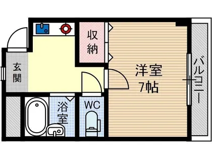 ディアコート舟木【2階】の間取り