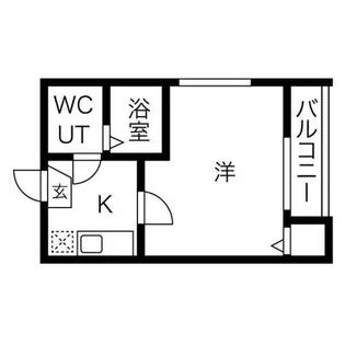 メドラーウエスト【102号室】の間取り